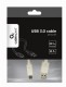 USB3.0 kabel AM-CM wit 0.1 meter