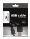 USB-kabel (A/MicroB), 0.1 meter