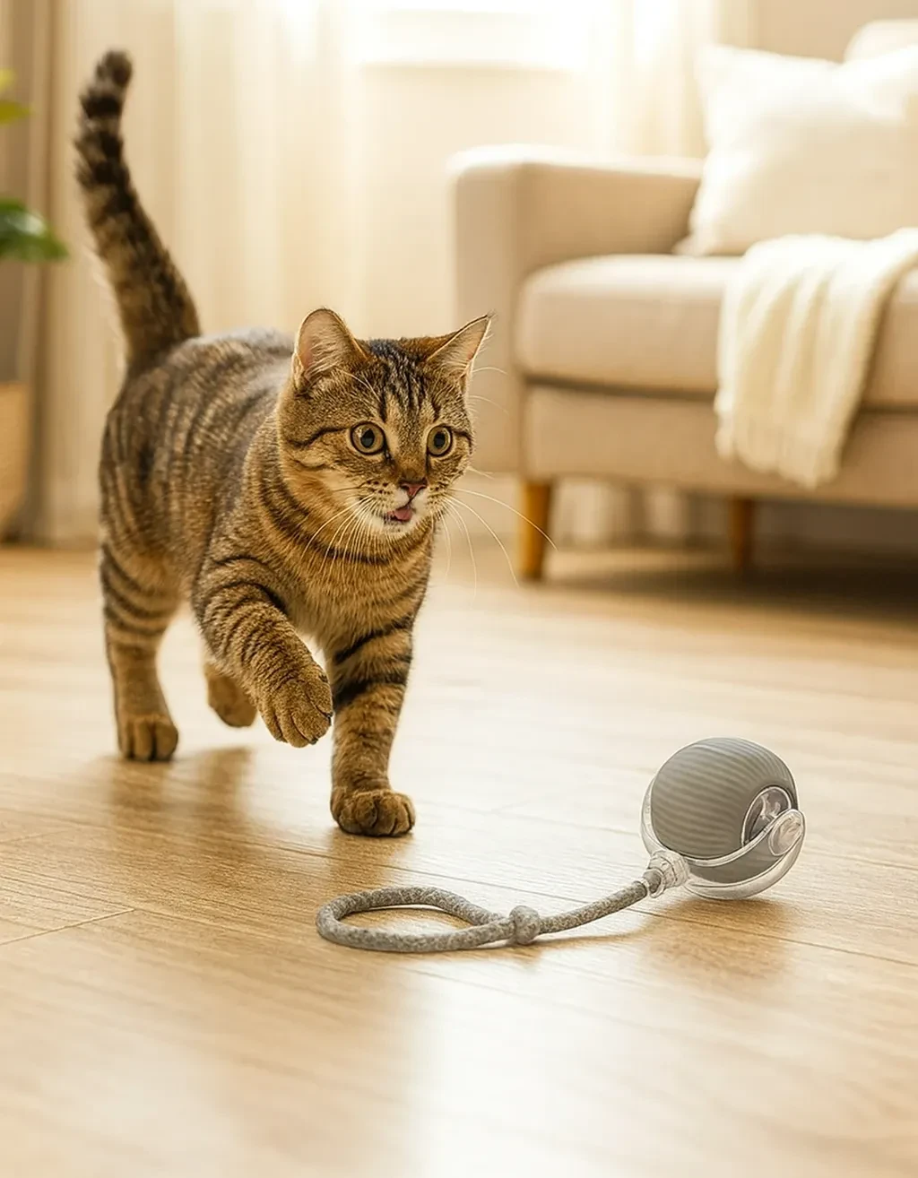 HappyPet Rollbal rood – ideaal Dierendag cadeau voor honden, interactief hondenspeelgoed | DistriDeals