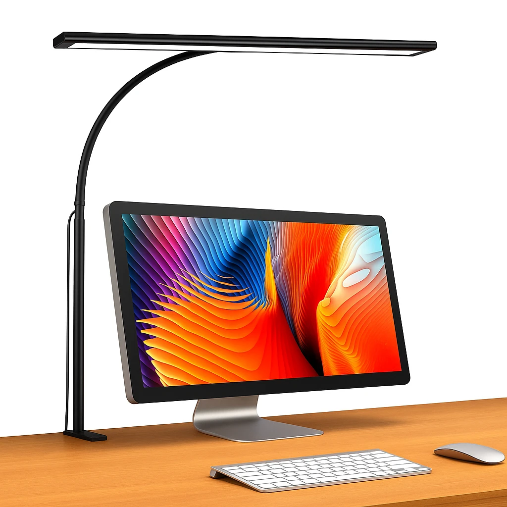 Dimbare LED bureaulamp met klem