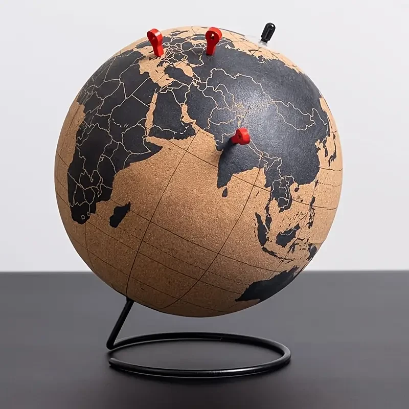 Wereldbol van kurk