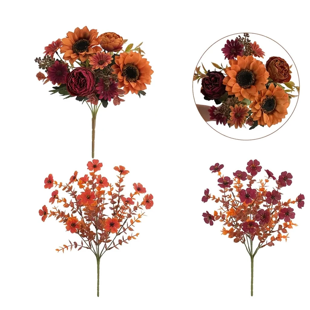 Kunsbloemen herfstboeket