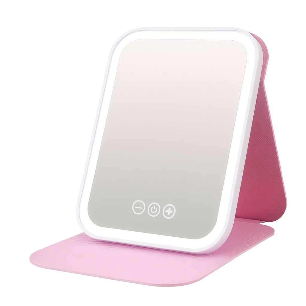 Draagbare LED make-up spiegel