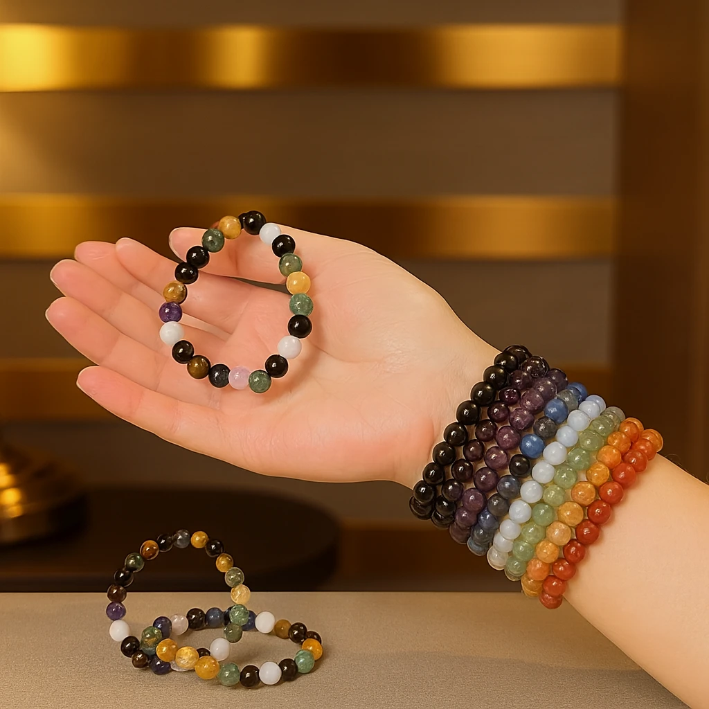 Vrolijk gekleurde armbanden