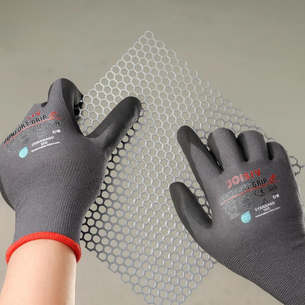 Nitril gecoate werkhandschoenen