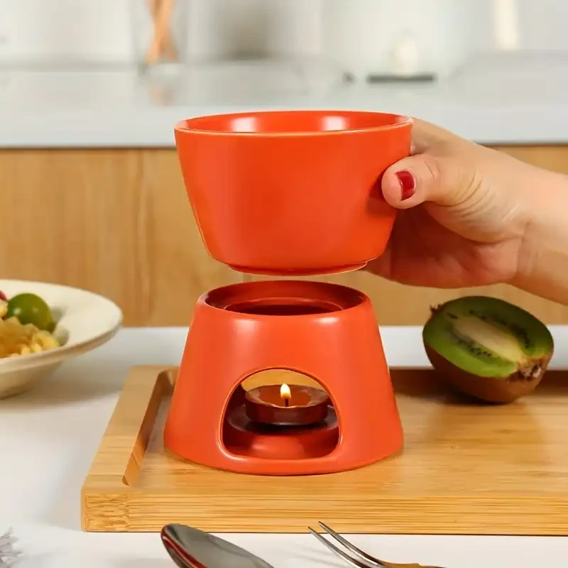 Keramische kaasfonduepan (2st)