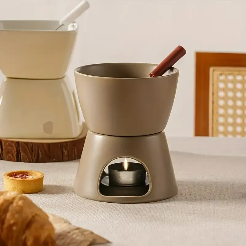 Keramische kaasfonduepan (2st)